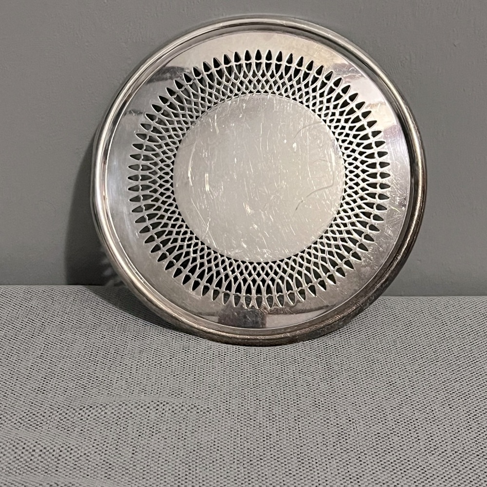 Vintage Gorham Newport Silverplate Footed Trivet YB11